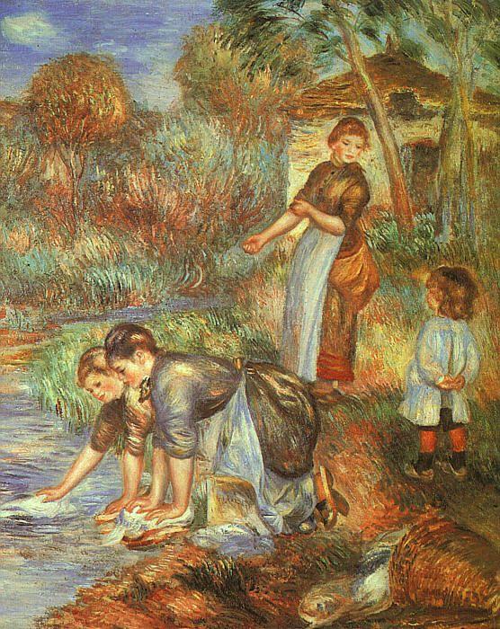 Pierre Renoir Washerwoman